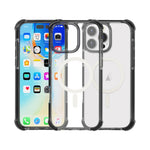 غطاء هاتف أكريليك مقاوم للصدمات مع مغناطيس Magsafe، لهواتف iPhone 16 Pro Max، iPhone 16 Pro، iPhone 16 Plus، iPhone 16، iPhone 15 Pro Max