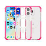 غطاء هاتف أكريليك مقاوم للصدمات مع مغناطيس Magsafe، لهواتف iPhone 16 Pro Max، iPhone 16 Pro، iPhone 16 Plus، iPhone 16، iPhone 15 Pro Max
