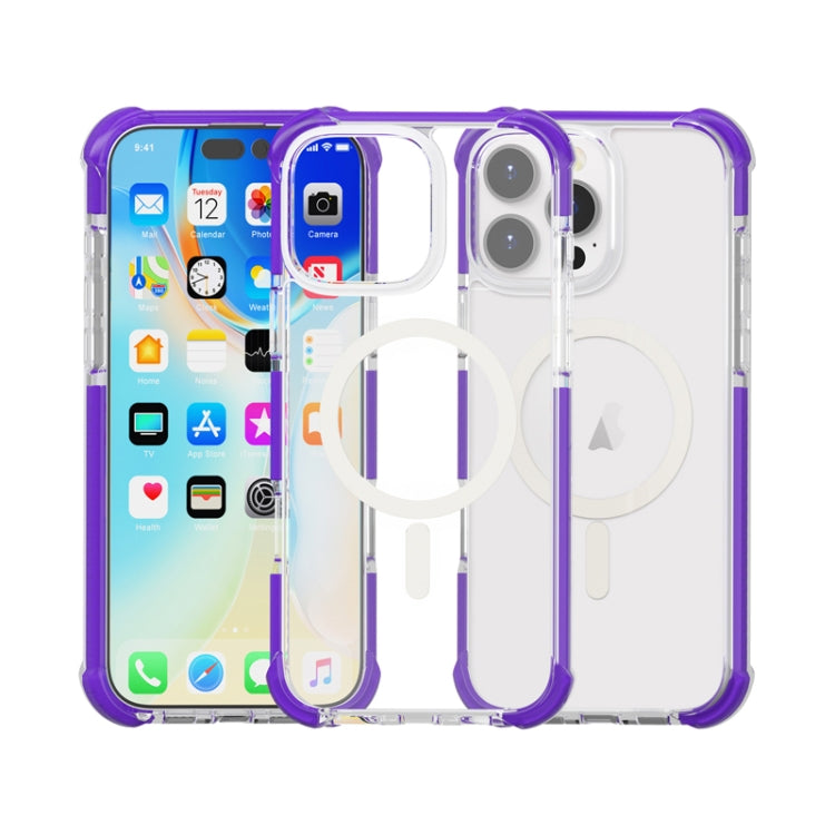 غطاء هاتف أكريليك مقاوم للصدمات مع مغناطيس Magsafe، لهواتف iPhone 16 Pro Max، iPhone 16 Pro، iPhone 16 Plus، iPhone 16، iPhone 15 Pro Max