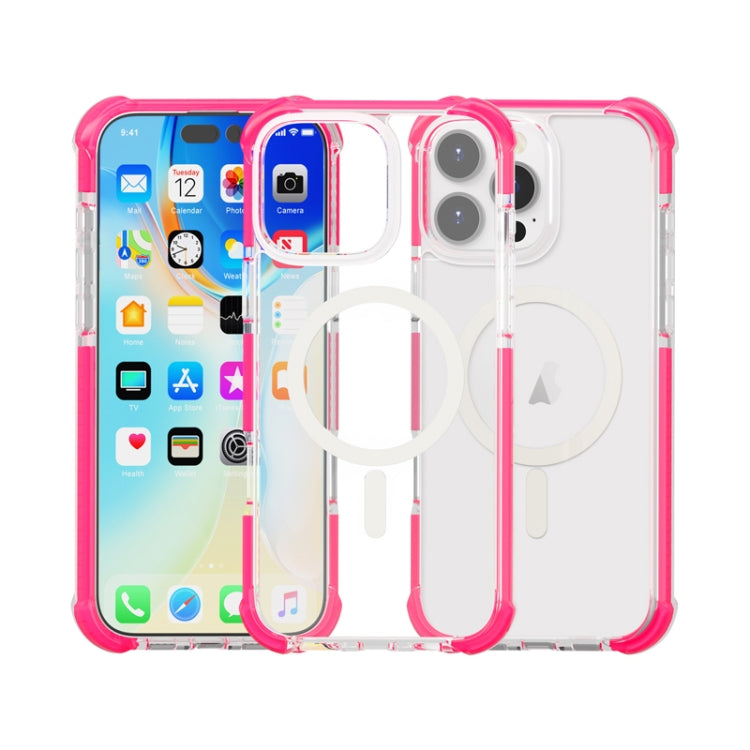 غطاء هاتف أكريليك مقاوم للصدمات مع مغناطيس Magsafe، لهواتف iPhone 16 Pro Max، iPhone 16 Pro، iPhone 16 Plus، iPhone 16، iPhone 15 Pro Max
