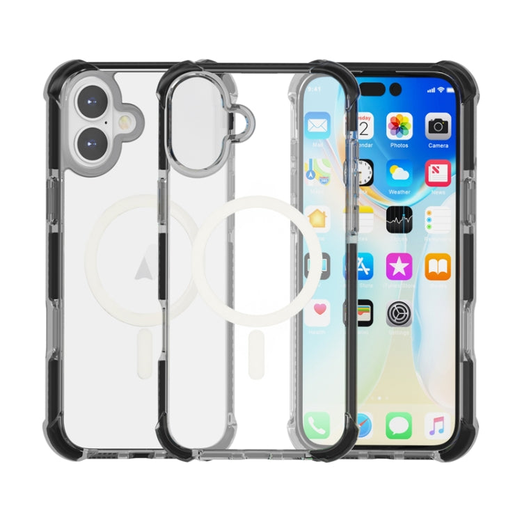 غطاء هاتف أكريليك مقاوم للصدمات مع مغناطيس Magsafe، لهواتف iPhone 16 Pro Max، iPhone 16 Pro، iPhone 16 Plus، iPhone 16، iPhone 15 Pro Max
