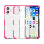 غطاء هاتف أكريليك مقاوم للصدمات مع مغناطيس Magsafe، لهواتف iPhone 16 Pro Max، iPhone 16 Pro، iPhone 16 Plus، iPhone 16، iPhone 15 Pro Max