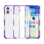 غطاء هاتف أكريليك مقاوم للصدمات مع مغناطيس Magsafe، لهواتف iPhone 16 Pro Max، iPhone 16 Pro، iPhone 16 Plus، iPhone 16، iPhone 15 Pro Max