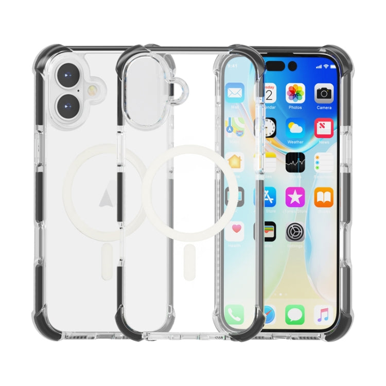 غطاء هاتف أكريليك مقاوم للصدمات مع مغناطيس Magsafe، لهواتف iPhone 16 Pro Max، iPhone 16 Pro، iPhone 16 Plus، iPhone 16، iPhone 15 Pro Max