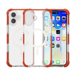 غطاء هاتف أكريليك مقاوم للصدمات مع مغناطيس Magsafe، لهواتف iPhone 16 Pro Max، iPhone 16 Pro، iPhone 16 Plus، iPhone 16، iPhone 15 Pro Max