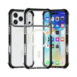 غطاء هاتف أكريليك مقاوم للصدمات مع مغناطيس Magsafe، لهواتف iPhone 17e / 16e، iPhone 17 Pro Max، iPhone 17 Pro، iPhone 17، iPhone Air