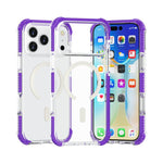 غطاء هاتف أكريليك مقاوم للصدمات مع مغناطيس Magsafe، لهواتف iPhone 17e / 16e، iPhone 17 Pro Max، iPhone 17 Pro، iPhone 17، iPhone Air