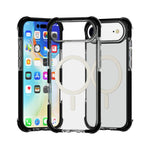 غطاء هاتف أكريليك مقاوم للصدمات مع مغناطيس Magsafe، لهواتف iPhone 17e / 16e، iPhone 17 Pro Max، iPhone 17 Pro، iPhone 17، iPhone Air