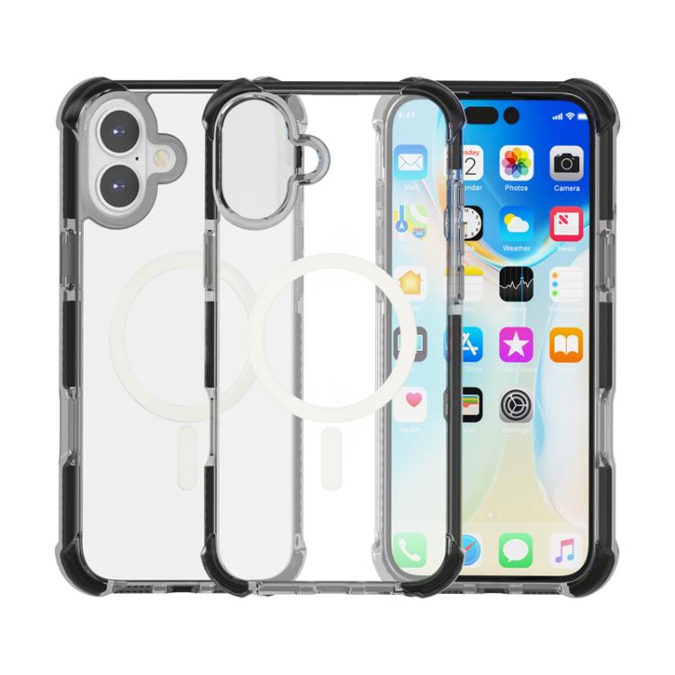 غطاء هاتف أكريليك مقاوم للصدمات مع مغناطيس Magsafe، لهواتف iPhone 17e / 16e، iPhone 17 Pro Max، iPhone 17 Pro، iPhone 17، iPhone Air