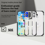 غطاء هاتف أكريليك مقاوم للصدمات مع مغناطيس Magsafe، لهواتف iPhone 16 Pro Max، iPhone 16 Pro، iPhone 16 Plus، iPhone 16، iPhone 15 Pro Max