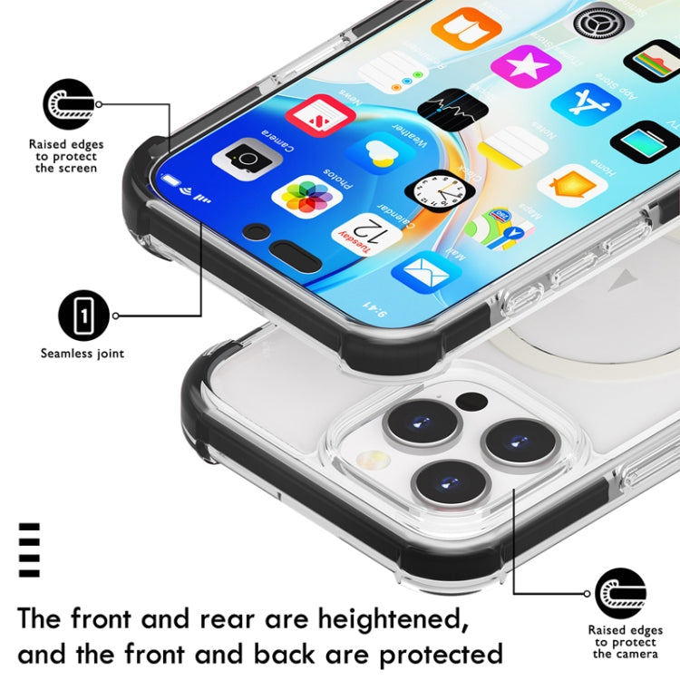 غطاء هاتف أكريليك مقاوم للصدمات مع مغناطيس Magsafe، لهواتف iPhone 16 Pro Max، iPhone 16 Pro، iPhone 16 Plus، iPhone 16، iPhone 15 Pro Max