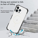 غطاء هاتف أكريليك مقاوم للصدمات مع مغناطيس Magsafe، لهواتف iPhone 16 Pro Max، iPhone 16 Pro، iPhone 16 Plus، iPhone 16، iPhone 15 Pro Max
