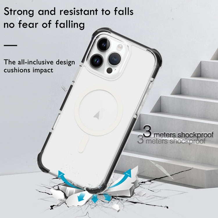 غطاء هاتف أكريليك مقاوم للصدمات مع مغناطيس Magsafe، لهواتف iPhone 16 Pro Max، iPhone 16 Pro، iPhone 16 Plus، iPhone 16، iPhone 15 Pro Max