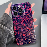 Painted Pattern Precise Hole PC Phone Case, For iPhone 14 Pro Max