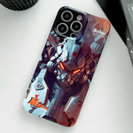 Painted Pattern Precise Hole PC Phone Case, For iPhone 13 Pro Max