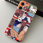 Painted Pattern Precise Hole PC Phone Case, For iPhone 11