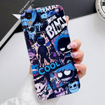 Painted Pattern Precise Hole PC Phone Case, For iPhone X / XS