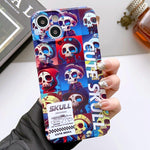 Painted Pattern Precise Hole PC Phone Case, For iPhone 15