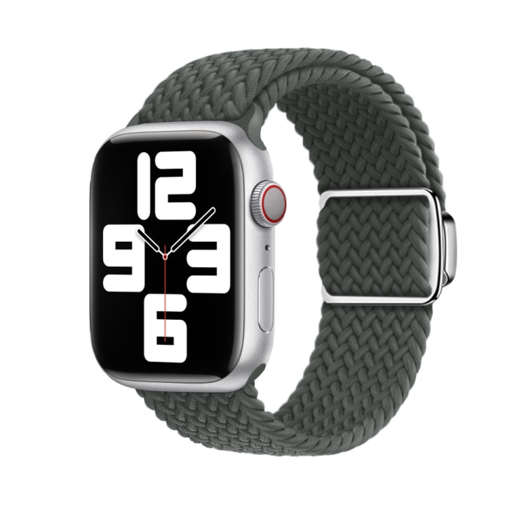 Nylon Loop Magnetic Buckle Watch Band, For Apple Watch Series 6 40mm, For Apple Watch Series 6 44mm