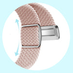 Nylon Loop Magnetic Buckle Watch Band, For Apple Watch Series 8 41mm, For Apple Watch Series 8 45mm