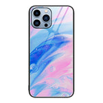 غطاء هاتف زجاجي بنقشة رخامية للحماية، لهواتف iPhone 17 Pro Max، iPhone 17 Pro، iPhone 17، iPhone Air، iPhone 15 Pro Max، iPhone 15 Pro