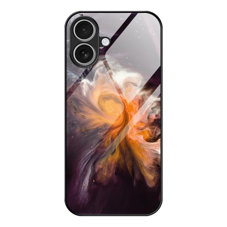 غطاء هاتف زجاجي بنقشة رخامية للحماية، لهواتف iPhone 17 Pro Max، iPhone 17 Pro، iPhone 17، iPhone Air، iPhone 15 Pro Max، iPhone 15 Pro