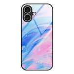 غطاء هاتف زجاجي بنقشة رخامية للحماية، لهواتف iPhone 17 Pro Max، iPhone 17 Pro، iPhone 17، iPhone Air، iPhone 15 Pro Max، iPhone 15 Pro