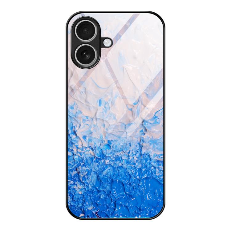 غطاء هاتف زجاجي بنقشة رخامية للحماية، لهواتف iPhone 17 Pro Max، iPhone 17 Pro، iPhone 17، iPhone Air، iPhone 15 Pro Max، iPhone 15 Pro