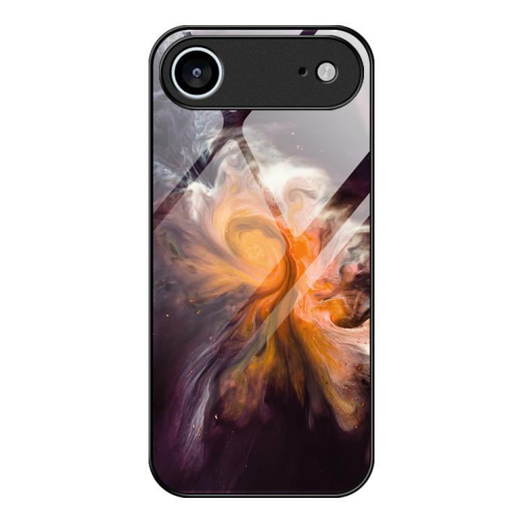 غطاء هاتف زجاجي بنقشة رخامية للحماية، لهواتف iPhone 17 Pro Max، iPhone 17 Pro، iPhone 17، iPhone Air، iPhone 15 Pro Max، iPhone 15 Pro