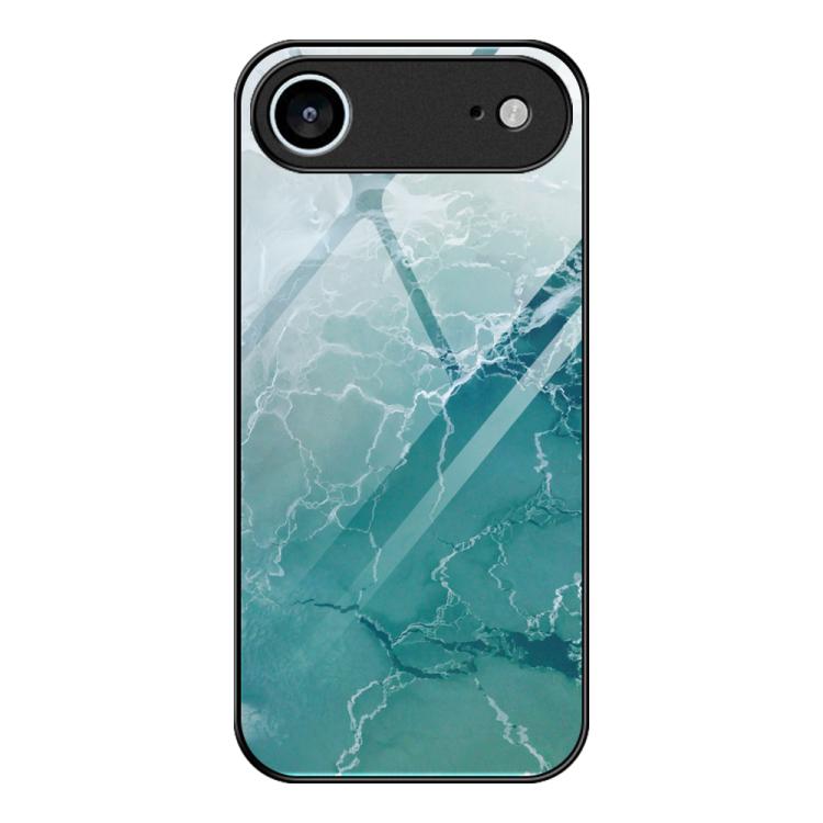 غطاء هاتف زجاجي بنقشة رخامية للحماية، لهواتف iPhone 17 Pro Max، iPhone 17 Pro، iPhone 17، iPhone Air، iPhone 15 Pro Max، iPhone 15 Pro