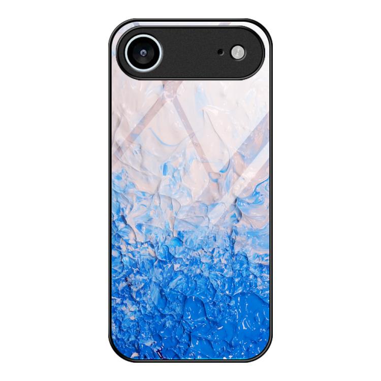 غطاء هاتف زجاجي بنقشة رخامية للحماية، لهواتف iPhone 17 Pro Max، iPhone 17 Pro، iPhone 17، iPhone Air، iPhone 15 Pro Max، iPhone 15 Pro