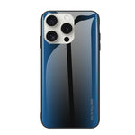 غطاء هاتف من TPU زجاجي بتدرج ملمس، لهواتف iPhone 17 Pro Max، iPhone 17 Pro، iPhone 17، iPhone Air، iPhone 16 Pro Max، iPhone 16 Pro، iPhone 16 Plus، iPhone 16