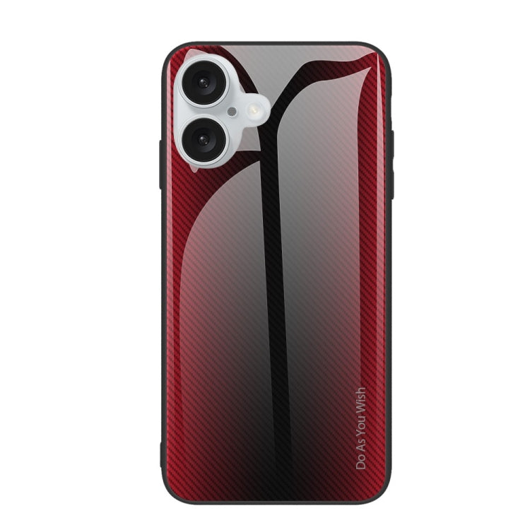 غطاء هاتف من TPU زجاجي بتدرج ملمس، لهواتف iPhone 17 Pro Max، iPhone 17 Pro، iPhone 17، iPhone Air، iPhone 16 Pro Max، iPhone 16 Pro، iPhone 16 Plus، iPhone 16