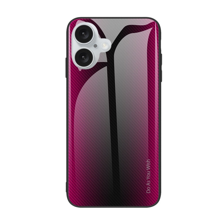 غطاء هاتف من TPU زجاجي بتدرج ملمس، لهواتف iPhone 17 Pro Max، iPhone 17 Pro، iPhone 17، iPhone Air، iPhone 16 Pro Max، iPhone 16 Pro، iPhone 16 Plus، iPhone 16