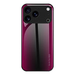غطاء هاتف من TPU زجاجي بتدرج ملمس، لهواتف iPhone 17 Pro Max، iPhone 17 Pro، iPhone 17، iPhone Air، iPhone 16 Pro Max، iPhone 16 Pro، iPhone 16 Plus، iPhone 16