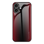 غطاء هاتف من TPU زجاجي بتدرج ملمس، لهواتف iPhone 17 Pro Max، iPhone 17 Pro، iPhone 17، iPhone Air، iPhone 16 Pro Max، iPhone 16 Pro، iPhone 16 Plus، iPhone 16