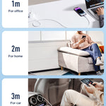 JOYROOM SA26-CL3 سلسلة الشحن السريع 30 واط USB-C / Type-C إلى 8 دبابيس كابل بيانات شحن سريع، 1م