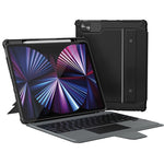 غطاء لوحة مفاتيح Nillkin Bumper Combo مع إضاءة خلفية، لجهاز iPad Pro 13 2024، لجهاز iPad Pro 11 2024، لجهاز iPad Pro 12.9 2020/2021/2022، لجهاز iPad Air 2020 10.9 / Air 2022 10.9 / Pro 11، لجهاز iPad الجيل العاشر 10.9 2022، لجهاز iPad 10.2 2019/2020/2021