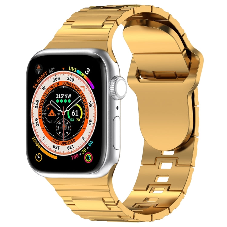 Square Buckle Armor Style Silicone Watch Band, For Apple Watch 5 44mm, For Apple Watch 5 40mm, For Apple Watch 4 44mm