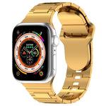 سوار ساعة سيليكون بأسلوب درع مع إبزيم مربع، لـ Apple Watch 5 مقاس 44مم، لـ Apple Watch 5 مقاس 40مم، لـ Apple Watch 4 مقاس 44مم