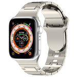 سوار ساعة سيليكون بأسلوب درع مع إبزيم مربع، لـ Apple Watch 3 مقاس 42مم، لـ Apple Watch 2 مقاس 42مم، لـ Apple Watch 2 مقاس 38مم
