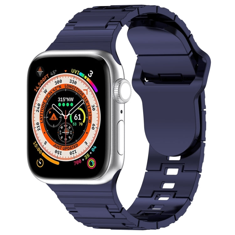 سوار ساعة سيليكون بأسلوب درع مع إبزيم مربع، لـ Apple Watch SE 2023 مقاس 40مم، لـ Apple Watch 4 مقاس 40مم، لـ Apple Watch 3 مقاس 38مم