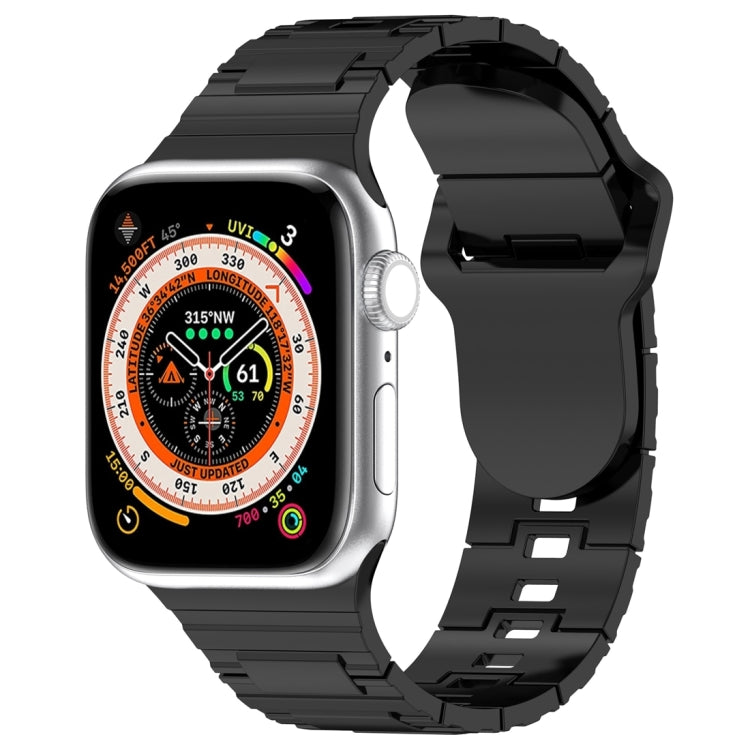 سوار ساعة سيليكون بأسلوب درع مع إبزيم مربع، لـ Apple Watch SE 2023 مقاس 40مم، لـ Apple Watch 4 مقاس 40مم، لـ Apple Watch 3 مقاس 38مم