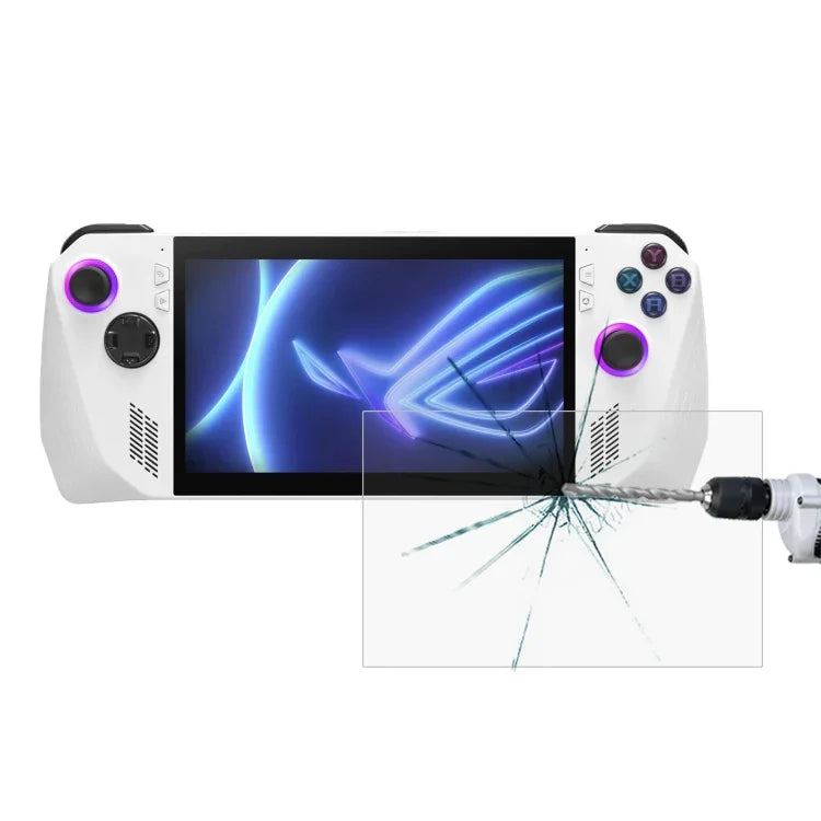 فيلم زجاج مقسى مقاوم للانفجار 9H بسماكة 0.3 مم، لجهاز ASUS Xbox Ally 7.0 بوصة 2025، لجهاز ASUS Rog Ally X 7.0، لجهاز ASUS ROG Ally