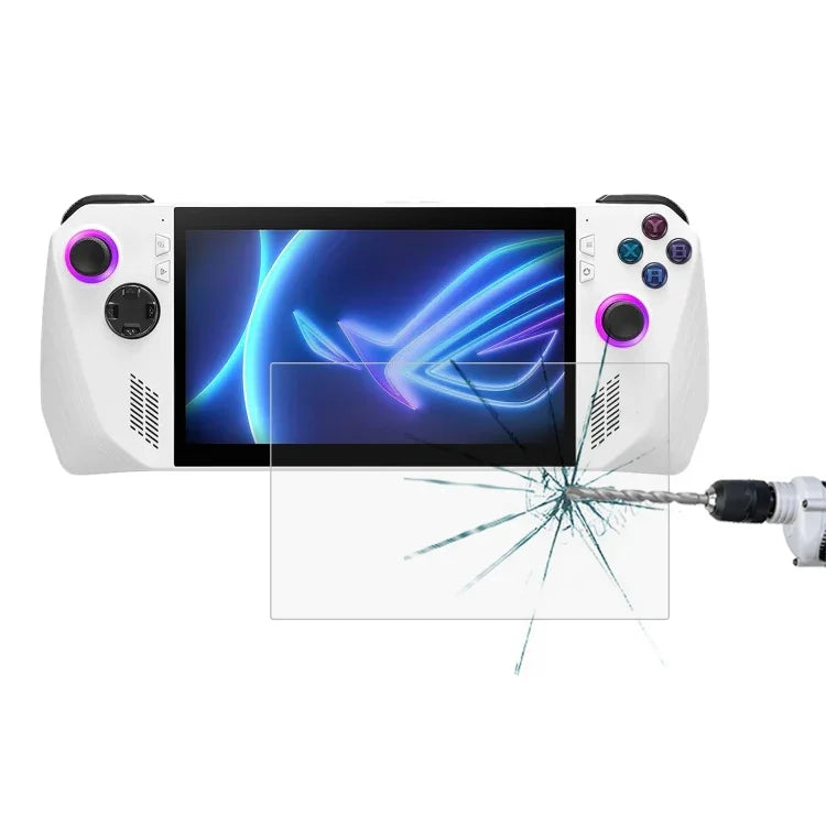 فيلم زجاج مقسى مقاوم للانفجار 9H بسماكة 0.3 مم، لجهاز ASUS Xbox Ally 7.0 بوصة 2025، لجهاز ASUS Rog Ally X 7.0، لجهاز ASUS ROG Ally