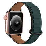 سوار ساعة سيليكون مغناطيسي مع إبزيم عكسي، لسلسلة Apple Watch SE مقاس 44 مم، لسلسلة Apple Watch 6 مقاس 40 مم، لسلسلة Apple Watch 6 مقاس 44 مم