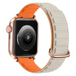 سوار ساعة سيليكون مغناطيسي مع إبزيم عكسي، لسلسلة Apple Watch SE مقاس 44 مم، لسلسلة Apple Watch 6 مقاس 40 مم، لسلسلة Apple Watch 6 مقاس 44 مم