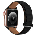 سوار ساعة سيليكون مغناطيسي مع إبزيم عكسي، لسلسلة Apple Watch 5 مقاس 44 مم، لسلسلة Apple Watch 5 مقاس 40 مم، لسلسلة Apple Watch 4 مقاس 44 مم
