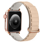 سوار ساعة سيليكون مغناطيسي مع إبزيم عكسي، لسلسلة Apple Watch 4 مقاس 40 مم، لسلسلة Apple Watch 3 مقاس 38 مم، لسلسلة Apple Watch 3 مقاس 42 مم