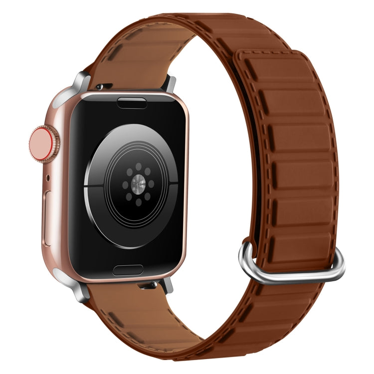 سوار ساعة سيليكون مغناطيسي مع إبزيم عكسي، لسلسلة Apple Watch 2 مقاس 42 مم، لسلسلة Apple Watch 2 مقاس 38 مم، لسلسلة Apple Watch مقاس 42 مم